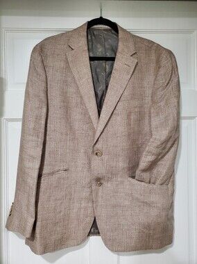 Joseph Abboud 42S Men's 100% Linen Blazer – Tailored Fit